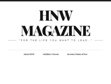 Tablet Screenshot of hnwmagazine.co.uk